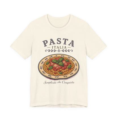 Pasta Italia Vintage Graphic Tee – Classic Italian Food Aesthetic Shirt
