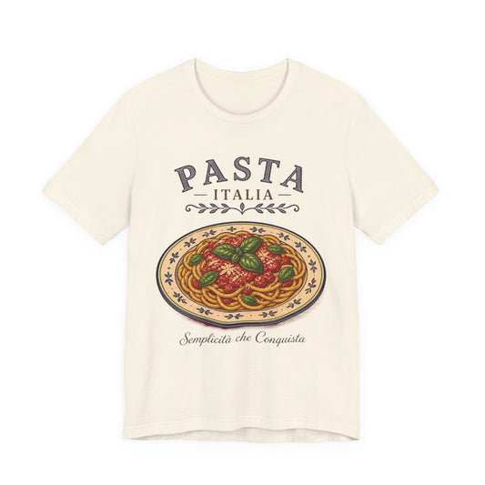 Pasta Italia Vintage Graphic Tee – Classic Italian Food Aesthetic Shirt