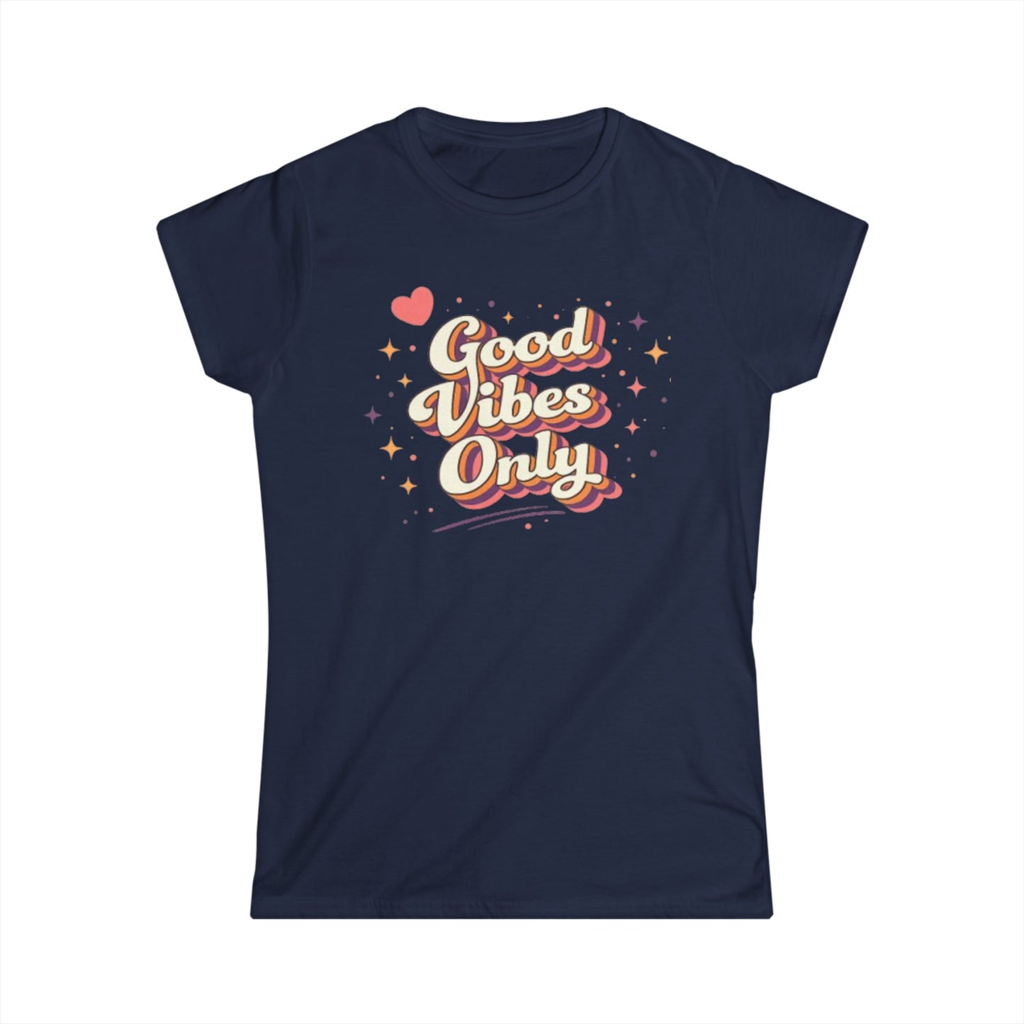 "Good Vibes Only" Cute Women's Tee