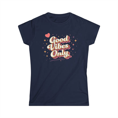 "Good Vibes Only" Cute Women's Tee