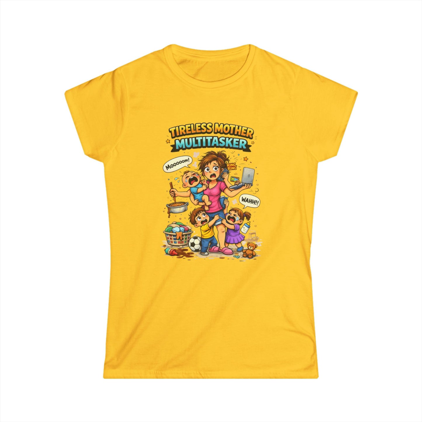 "Tireless Mother Multitasker" Mom Graphic Tee