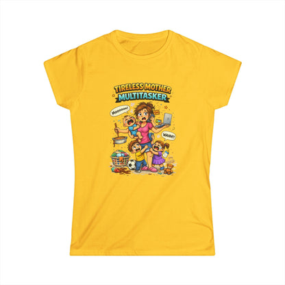 "Tireless Mother Multitasker" Mom Graphic Tee