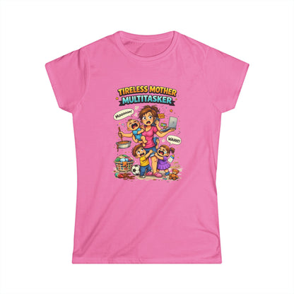 "Tireless Mother Multitasker" Mom Graphic Tee