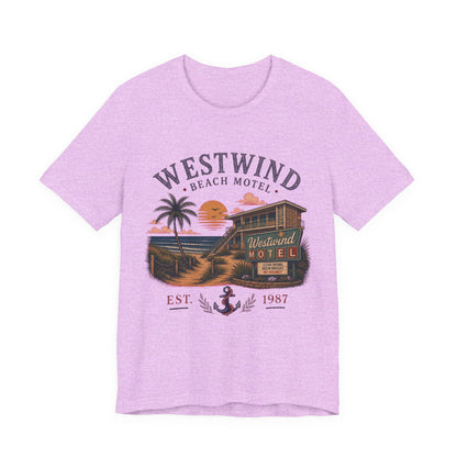 Westwind Beach Motel Vintage Graphic Tee – Retro Coastal Vacation Style Shirt
