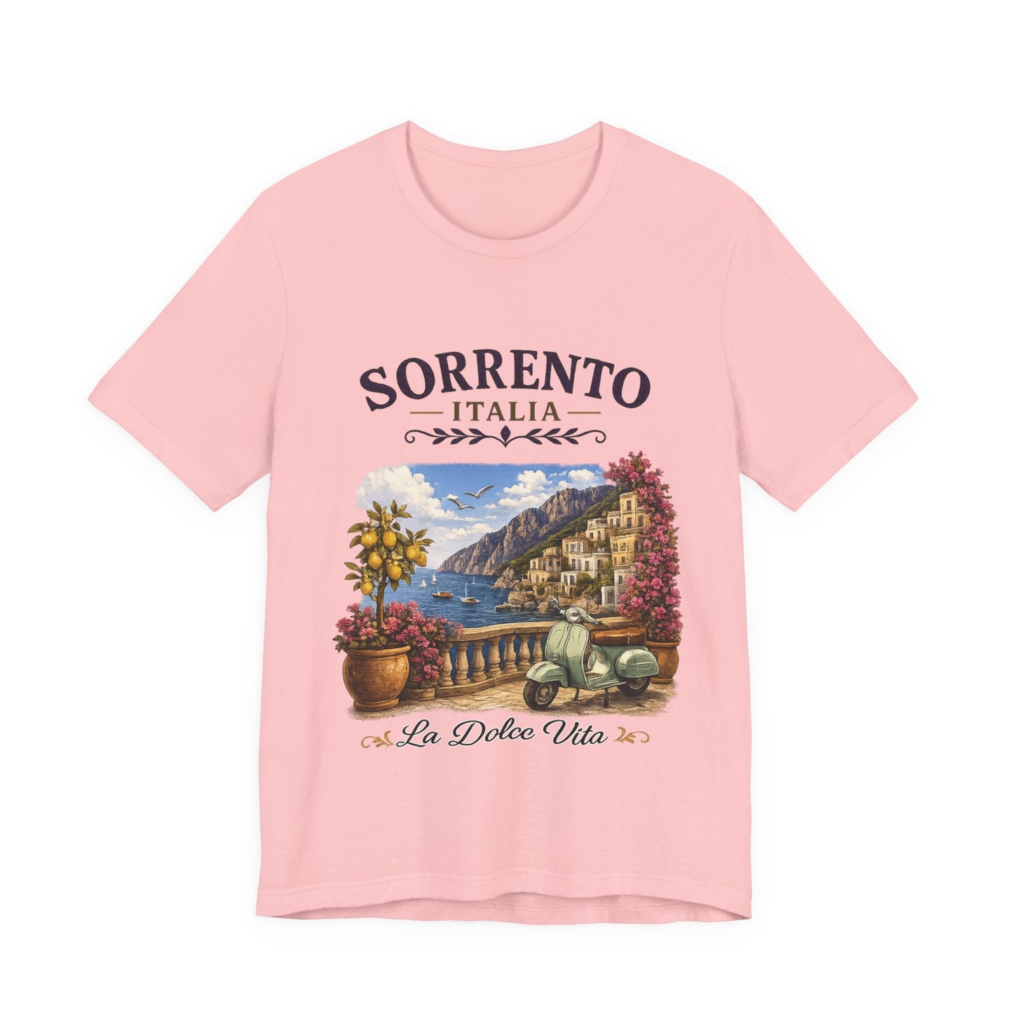 Sorrento Italia Vintage Graphic Tee – La Dolce Vita Lemon Coast Shirt