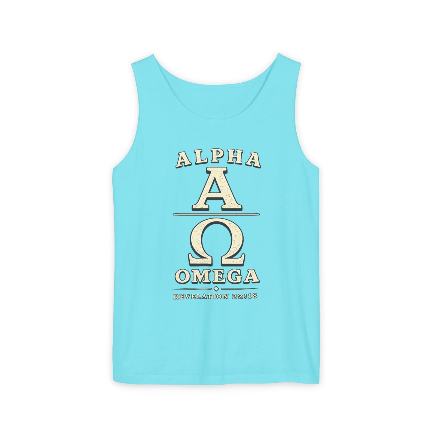 Alpha Omega Christian Graphic Tank