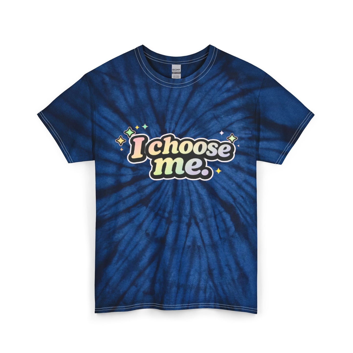 "I Choose Me" Tie-Dye Retro Graphic Tee