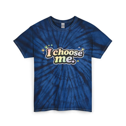 "I Choose Me" Tie-Dye Retro Graphic Tee