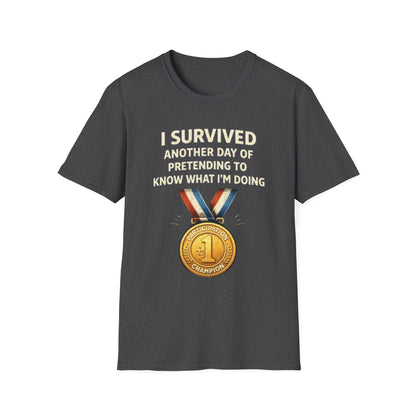 "I Survived Another Day..." Funny Graphic Tee