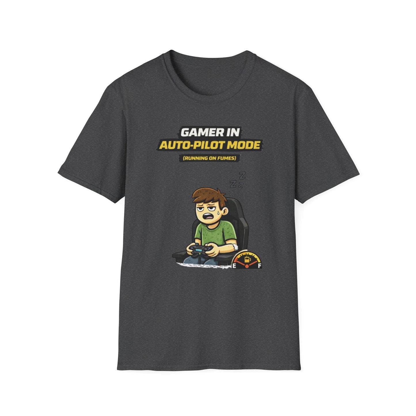 "Gamer in Auto-Pilot Mode" Funny Gamer Graphic Tee