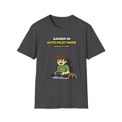 "Gamer in Auto-Pilot Mode" Funny Gamer Graphic Tee