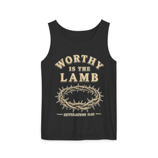 Worthy Is The Lamb Christian Graphic Tank