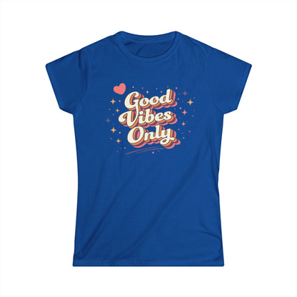 "Good Vibes Only" Cute Women's Tee
