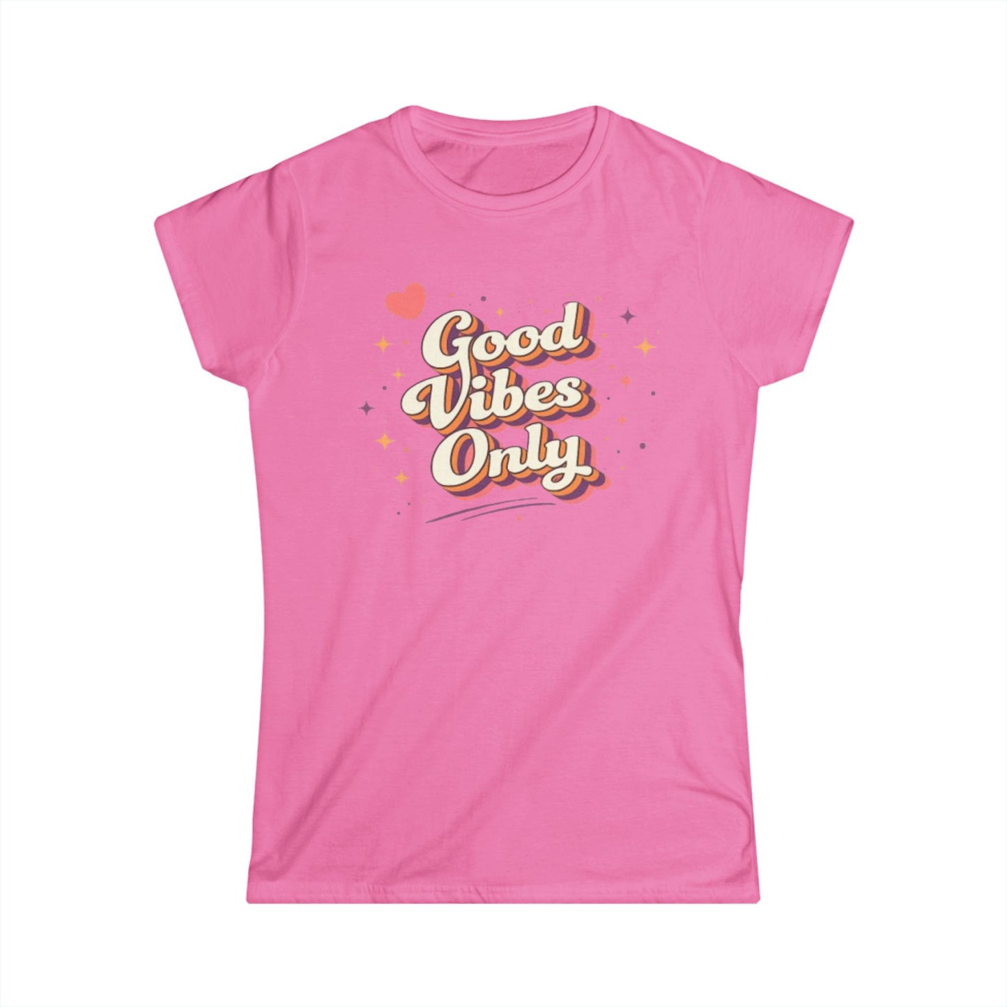 "Good Vibes Only" Cute Women's Tee