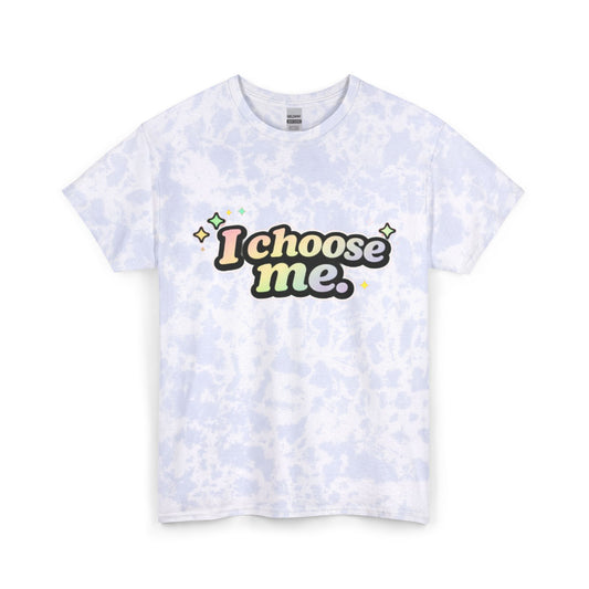 "I Choose Me" Tie-Dye Retro Graphic Tee