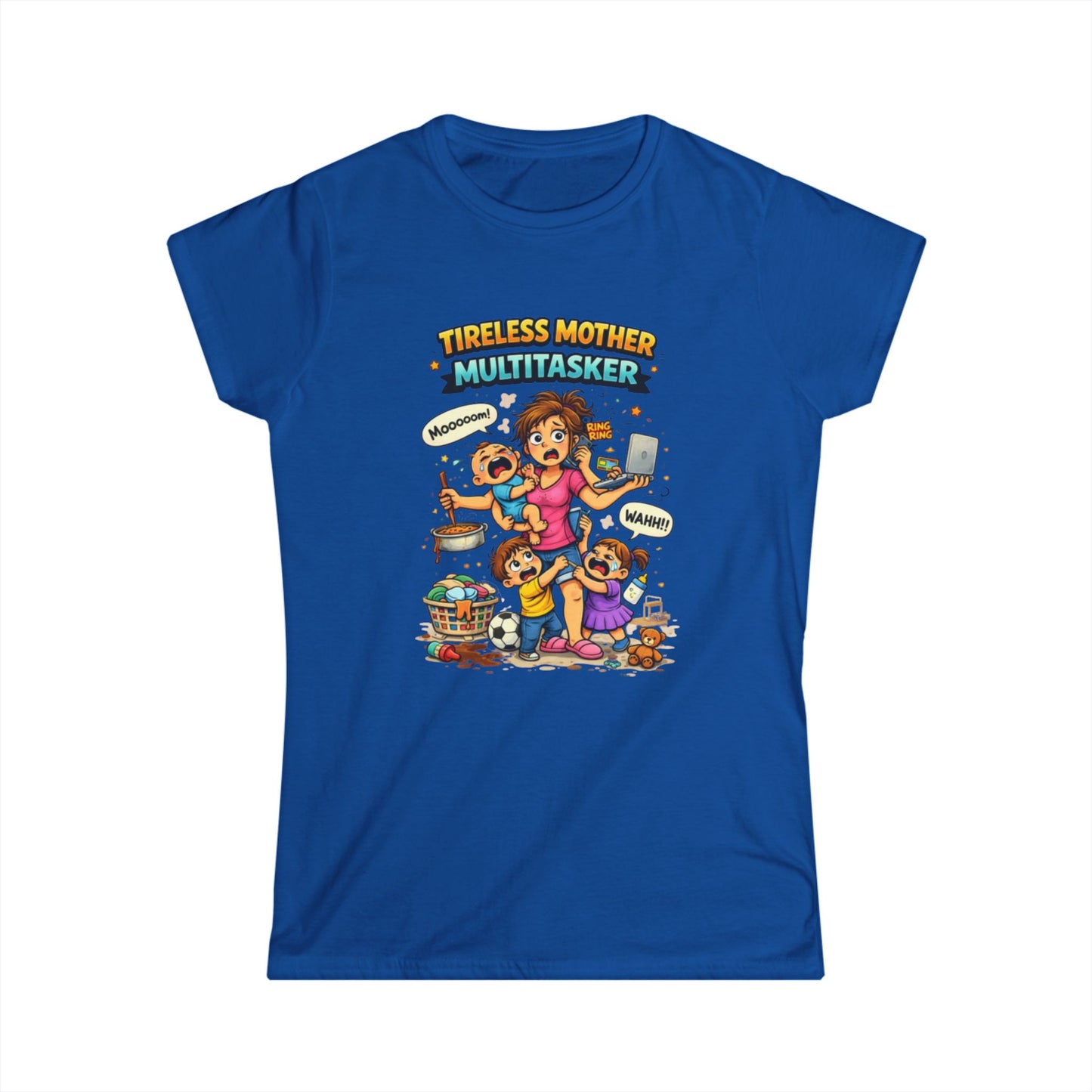 "Tireless Mother Multitasker" Mom Graphic Tee