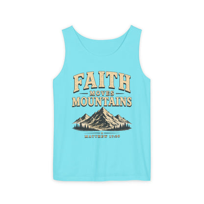Faith Moves Mountains Christian Graphic Tank