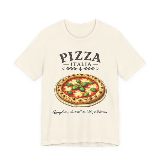 Pizza Italia Vintage Graphic Tee – Classic Neapolitan Style Shirt