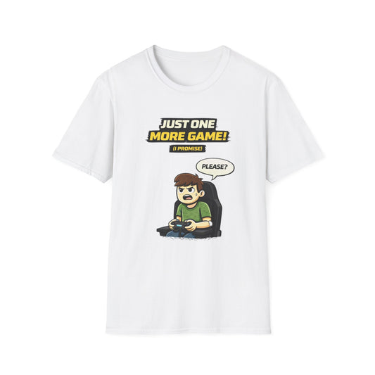 "Just One More Game!" Funny Gamer Graphic Tee