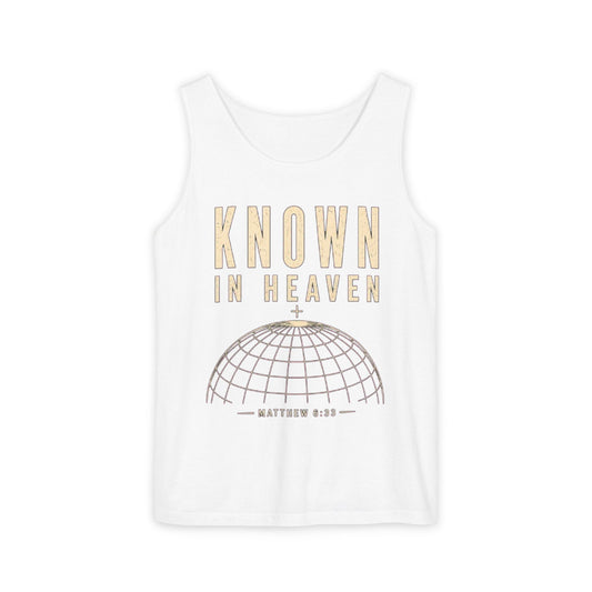 Known In Heaven Christian Graphic Tank