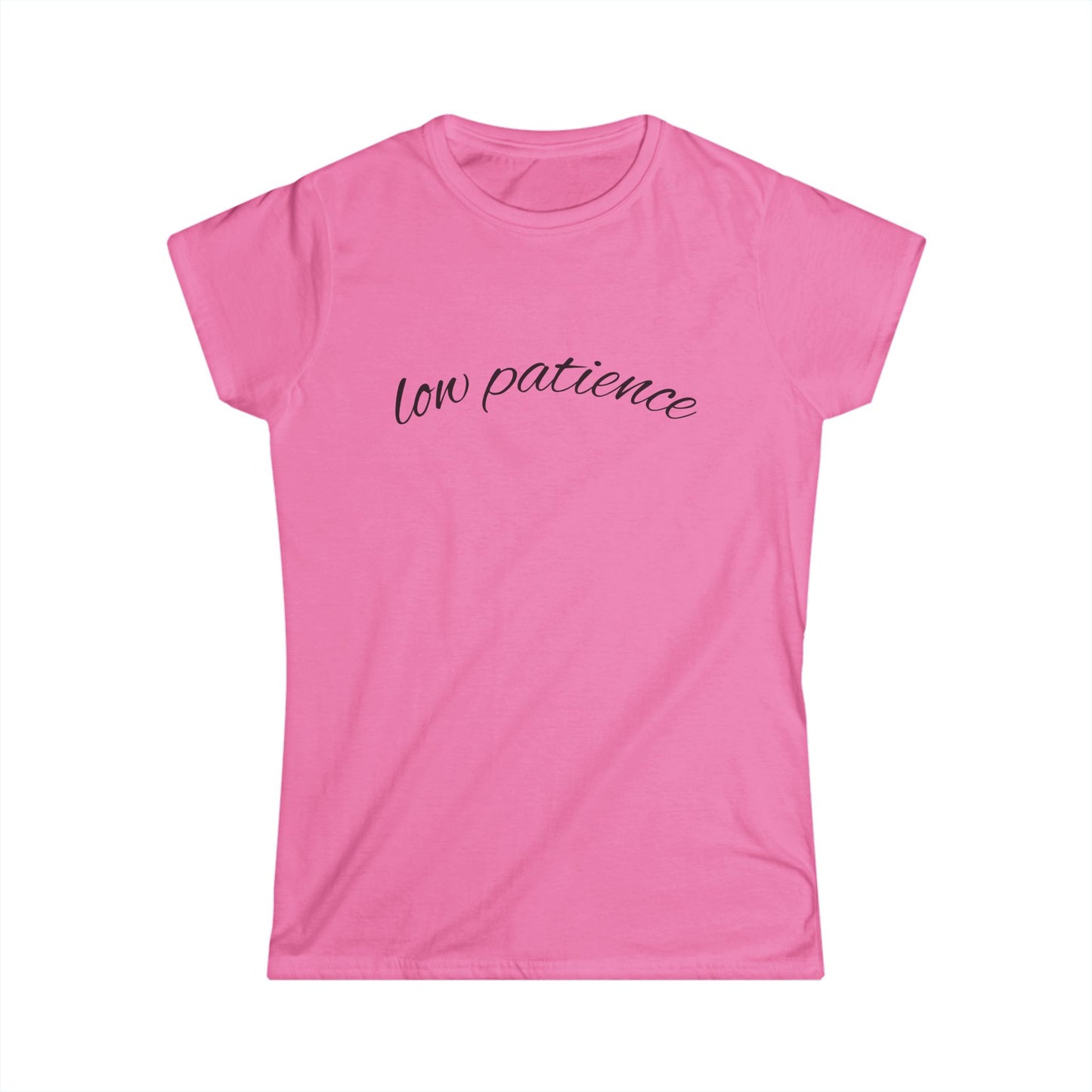 "Low Patience" Women's Casual Tee