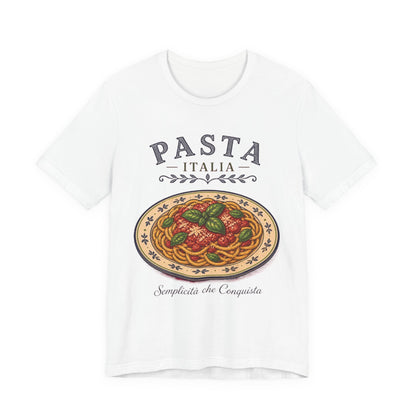 Pasta Italia Vintage Graphic Tee – Classic Italian Food Aesthetic Shirt