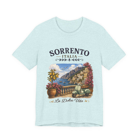 Sorrento Italia Vintage Graphic Tee – La Dolce Vita Lemon Coast Shirt