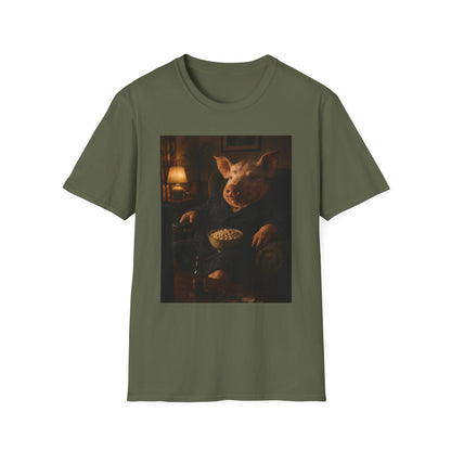 Movie Night Pig Tee