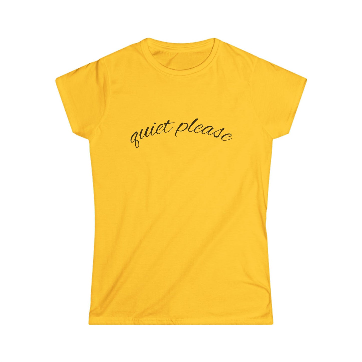 "Quiet Please" Women's Casual Tee