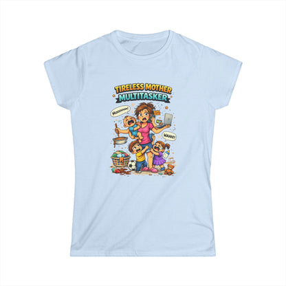 "Tireless Mother Multitasker" Mom Graphic Tee