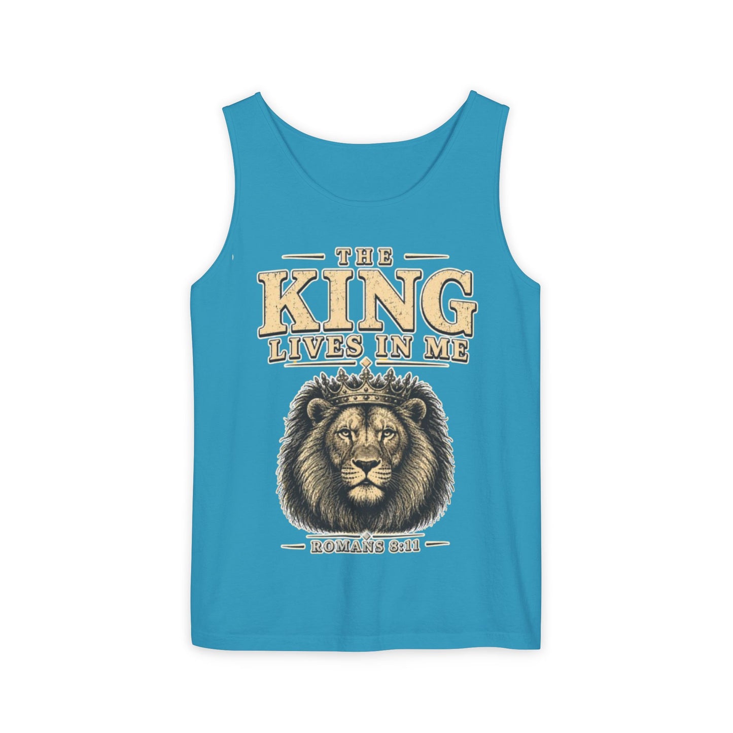 The King Lives In Me Christian Graphic Tank