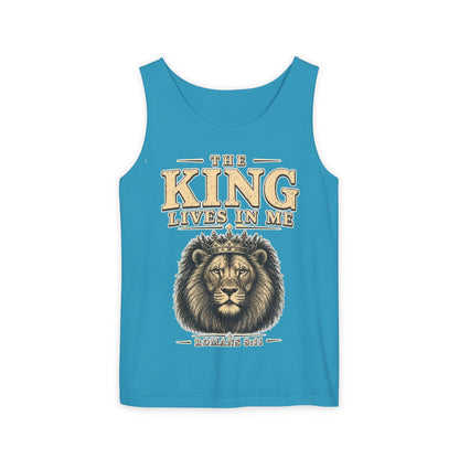 The King Lives In Me Christian Graphic Tank