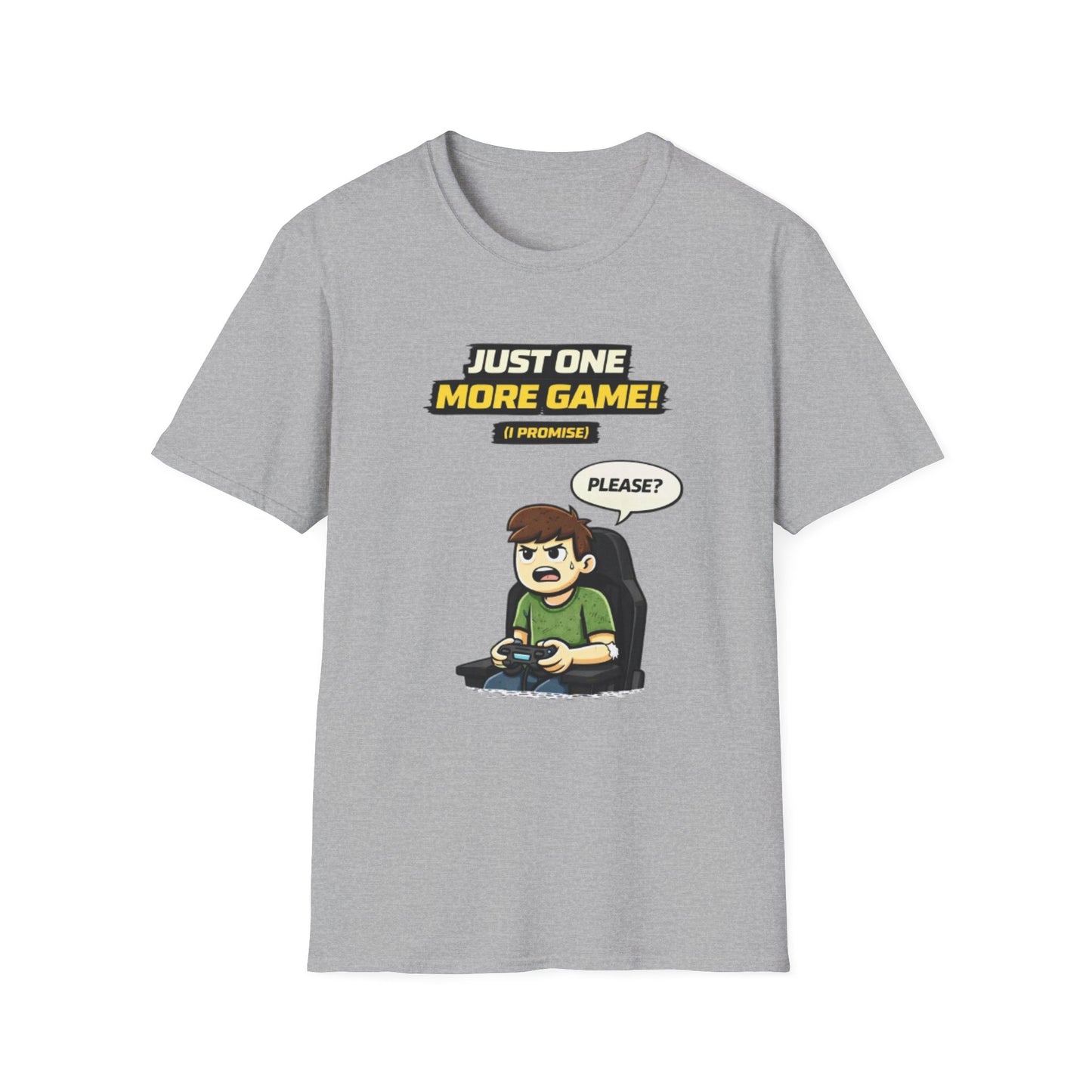 "Just One More Game!" Funny Gamer Graphic Tee