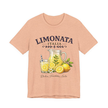 Limonata Italia Vintage Graphic Tee – Fresh Italian Lemon Aesthetic Shirt