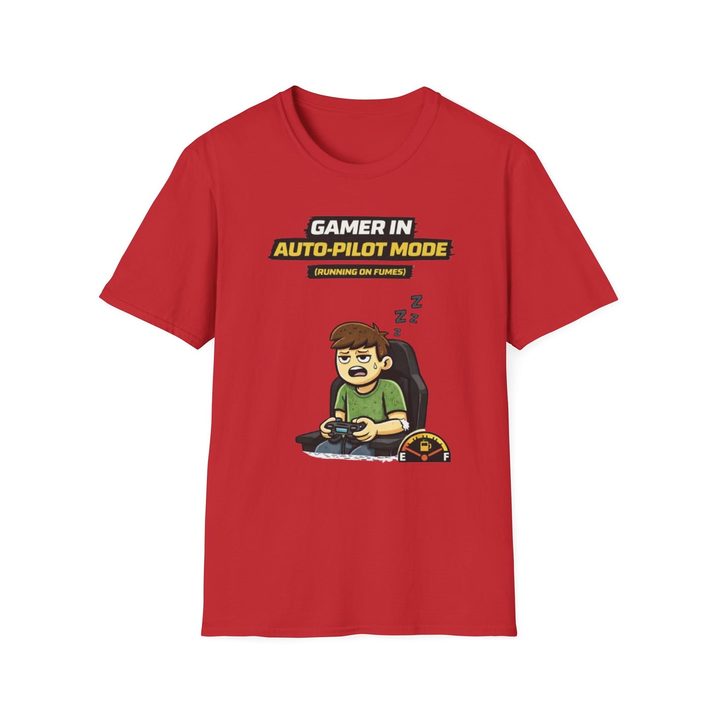 "Gamer in Auto-Pilot Mode" Funny Gamer Graphic Tee