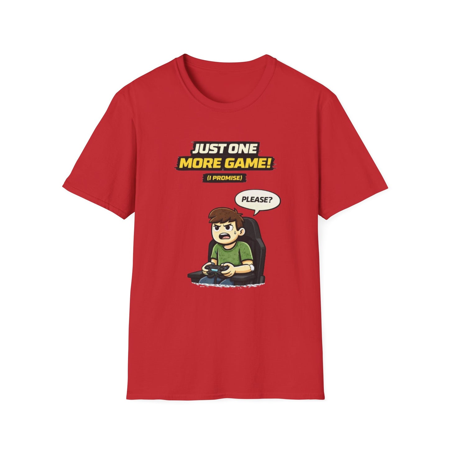"Just One More Game!" Funny Gamer Graphic Tee