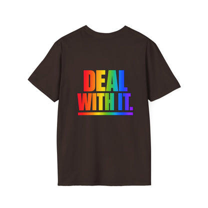 "Deal With It" Pride Graphic Tee