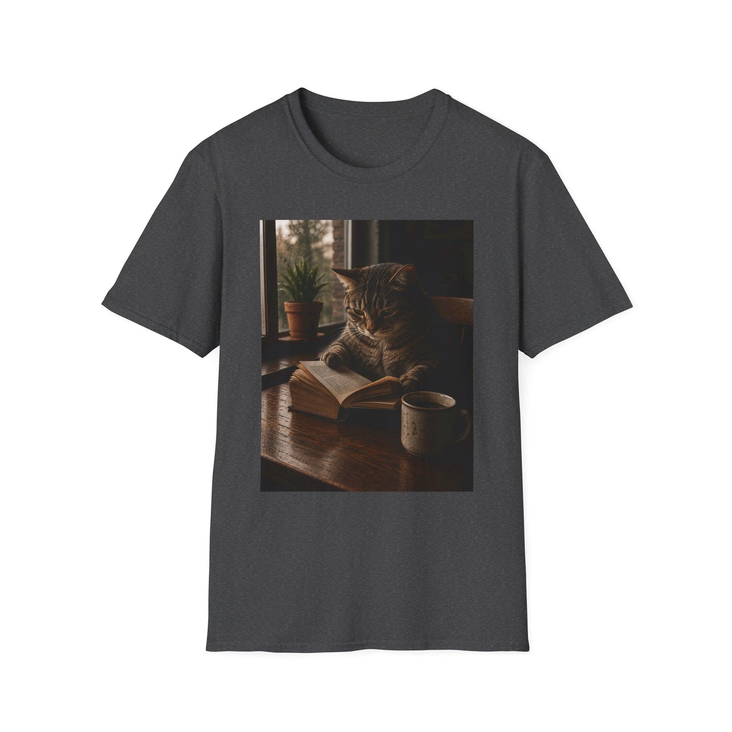 Bookstore Cat Tee