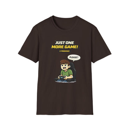 "Just One More Game!" Funny Gamer Graphic Tee