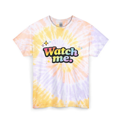 "Watch Me" Tie-Dye Retro Graphic Tee