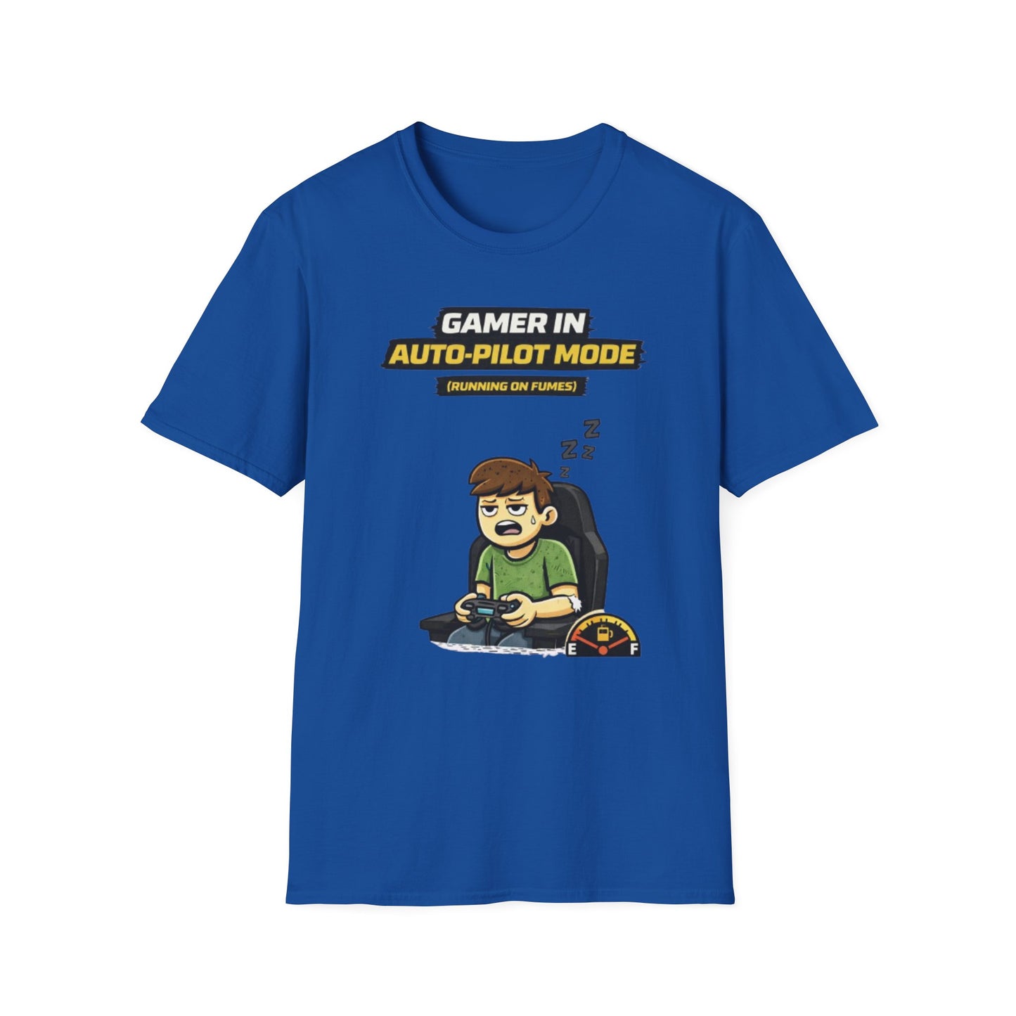 "Gamer in Auto-Pilot Mode" Funny Gamer Graphic Tee