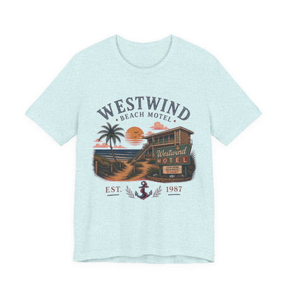 Westwind Beach Motel Vintage Graphic Tee – Retro Coastal Vacation Style Shirt