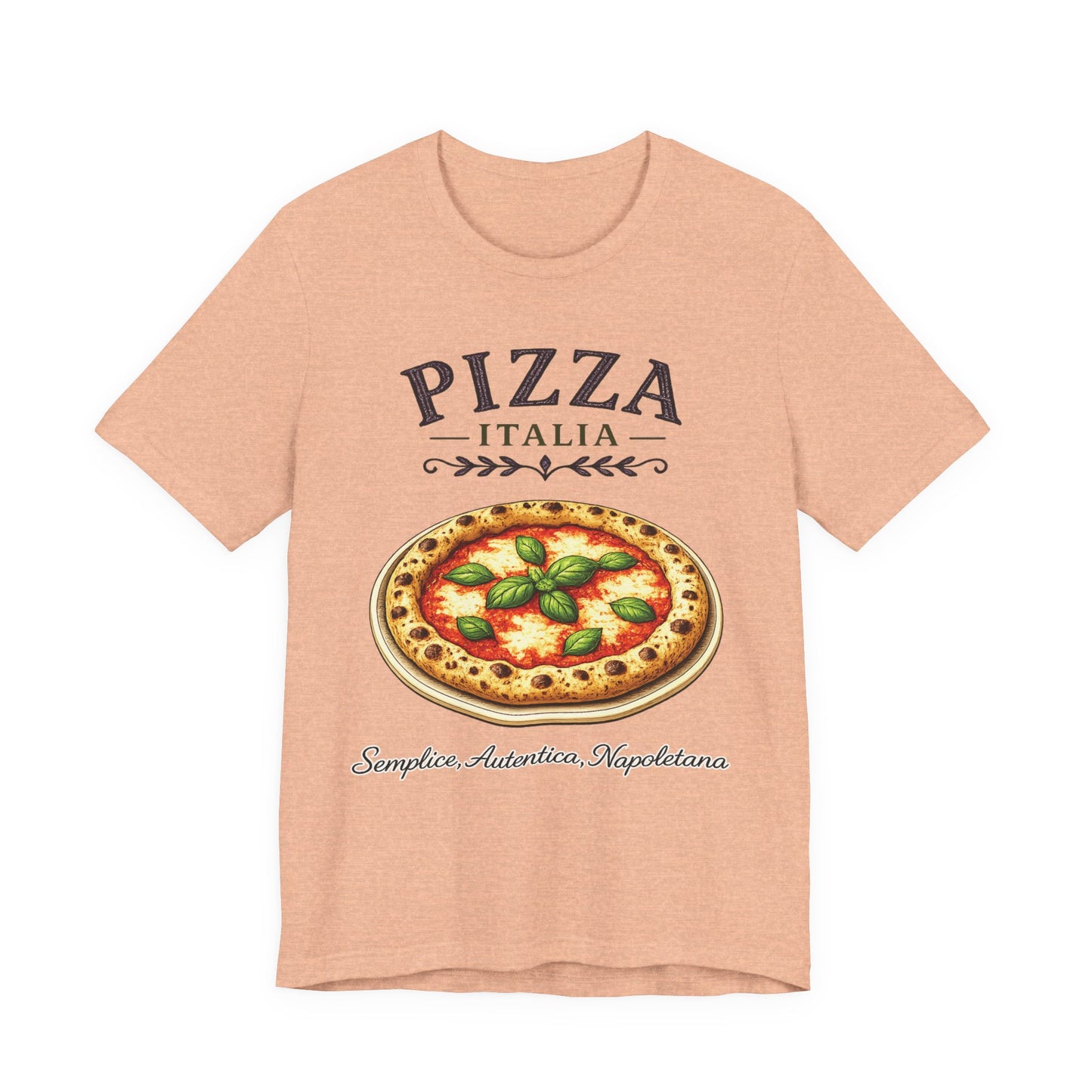 Pizza Italia Vintage Graphic Tee – Classic Neapolitan Style Shirt