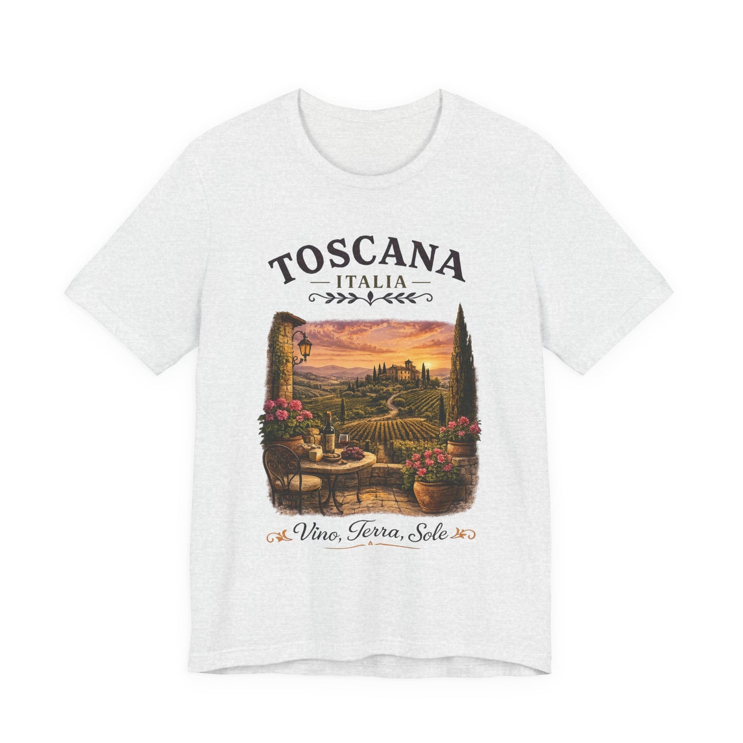 Toscana Italia Vintage Graphic Tee – Rustic Tuscan Wine Country Shirt