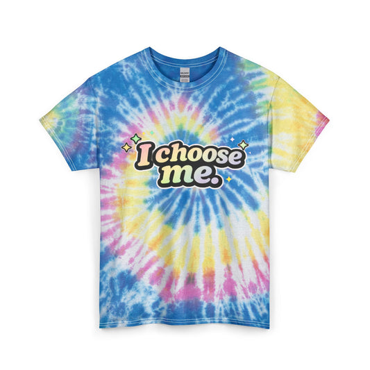 "I Choose Me" Tie-Dye Retro Graphic Tee