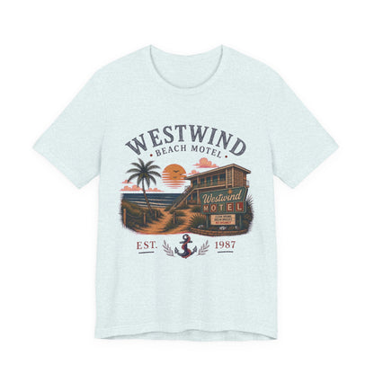 Westwind Beach Motel Vintage Graphic Tee – Retro Coastal Vacation Style Shirt