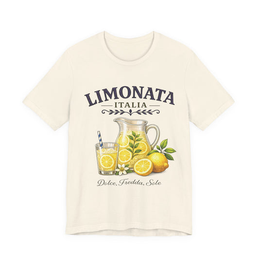 Limonata Italia Vintage Graphic Tee – Fresh Italian Lemon Aesthetic Shirt