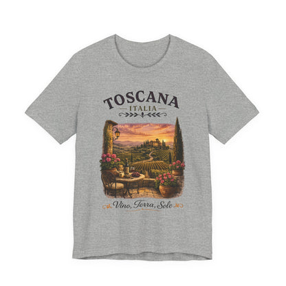 Toscana Italia Vintage Graphic Tee – Rustic Tuscan Wine Country Shirt