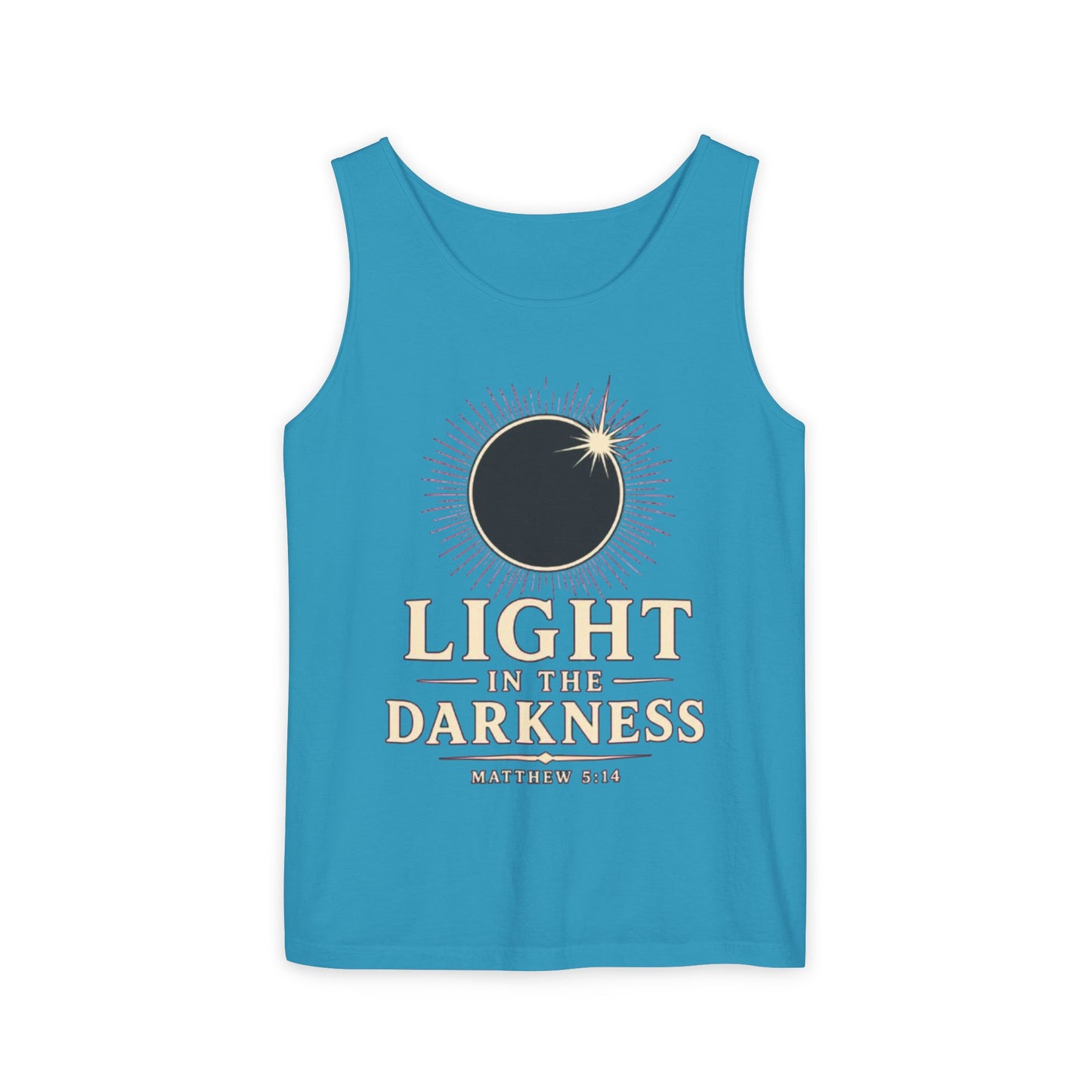 Light In The Darkness Christian Graphic Tank