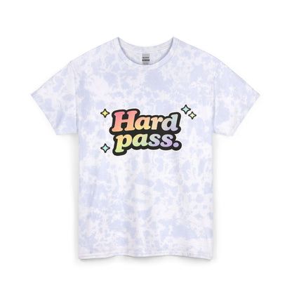 "Hard Pass" Tie-Dye Retro Graphic Tee